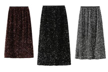 Sequin Maxi Skirt - 6 Colours