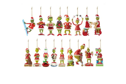 The Grinch Inspired Christmas Tree Ornament - 17 Styles