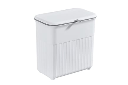 9L White Hanging Trash Can!