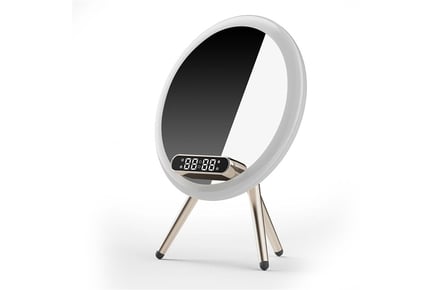 Smart Wireless Rechargeable Bluetooth Audio Makeup Mirror