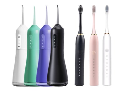 Ordo-Inspired Electric Toothbrush & Flosser Bundle - Multiple Colours