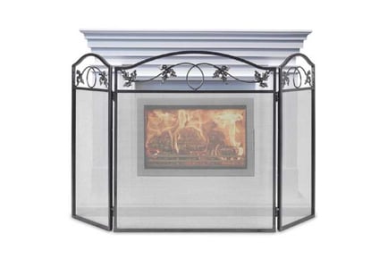 3 Panel Foldable Fire Screen