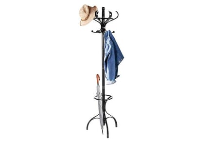 Floor Standing Hat Coat Rack