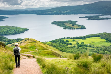 Loch Lomond Break for 2: Glass of Wine, 2-Course Dinner & Late Checkout