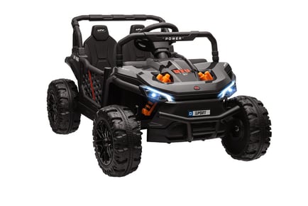 Kids 12V Battery Powered Ride-On Truck w/ Remote - Brown or Black