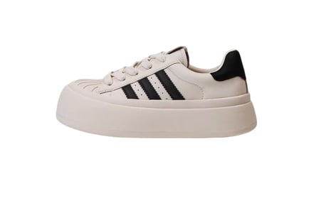 Adidas Inspired Casual Platform Trainers - 6 Sizes & 2 Colours