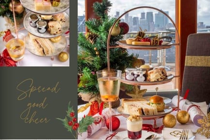 Festive Sunborn Yacht Afternoon Tea & Champagne for 2 - Royal Docks