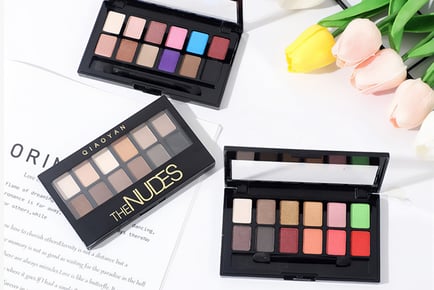 12 Colour Makeup Eyeshadow Palette Bundle