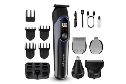 Men's Cordless Hair Grooming Set - 4 Colours