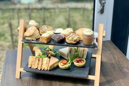 Sparkling Afternoon Tea, Vineyard Tour & Wine Tasting for 2 - Holmfirth Vineyard