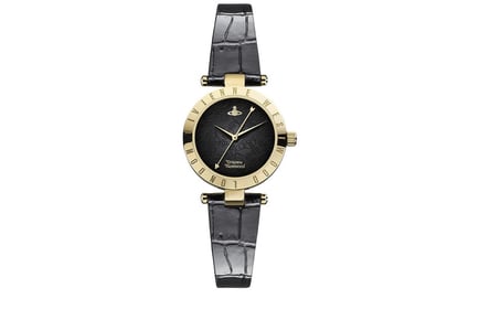 Vivienne Westwood Ladies' Exclusive Westbourne II Watch - Black Dial & Strap