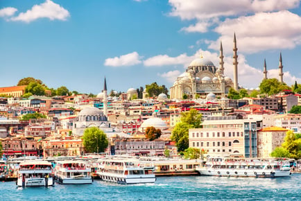 Athens & Istanbul Multi-City Trip: Hotel & All Flights Included