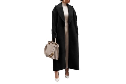 Women's Vintage Long Coat - 6 Sizes, 4 Colours