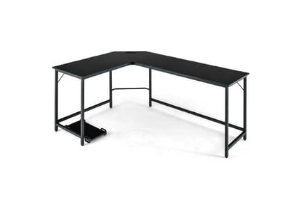 L Shaped Desk with power outlet