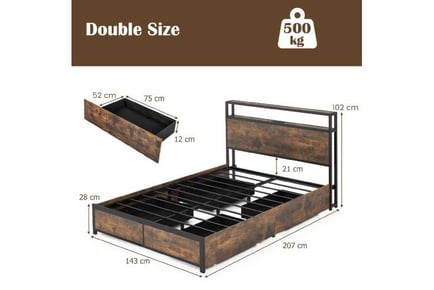 Double Size Bed Frame