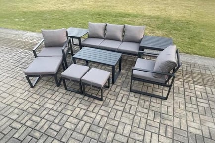 8-Seater Aluminium Sofa Set Chair