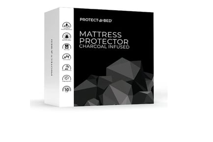 Charcoal-Infused Mattress Protector - 5 Sizes