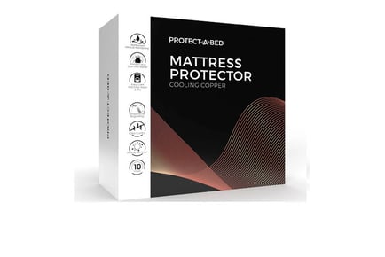 Therapeutic Cooling Copper Mattress Protector - 5 Sizes