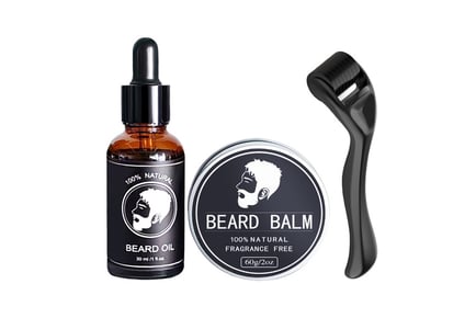 3 Piece Beard Growth Kit!