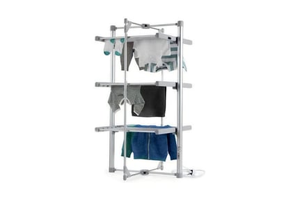 Deluxe 3-Tier Heated Clothes Airer!