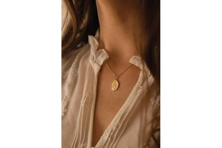 Gold Lucky Penny Coin Necklace