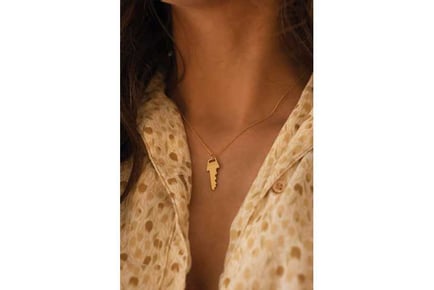 14K Gold Key Necklace