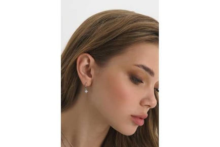 Gold Star and Crescent Moon Earrings