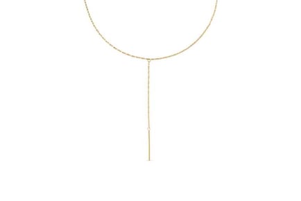 Elk & Bloom Elegant 14K Gold Chain Choker Necklace