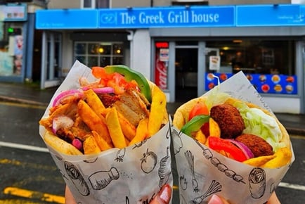 2-Course Greek Dining & Wine for 2 at The Greek Grill House, Sheffield