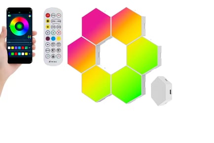 Hex RGB Smart Light Panels for Gaming Rooms and More