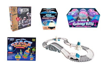 Kids' Space Craft 5-Toy Bundle for Boys and Girls