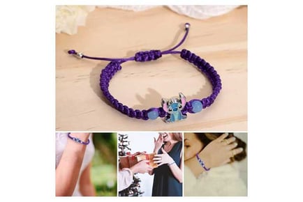 Charming Lilo & Stitch Braided Bracelet