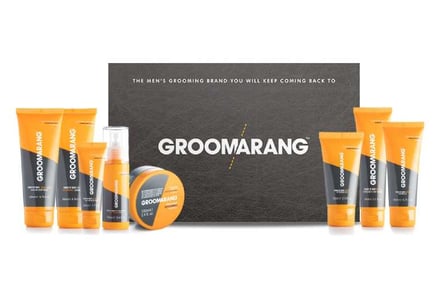 Groomarang Power of Man: Ultimate 8pc Grooming Bundle