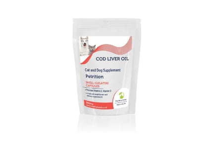 Cod Liver Oil 550mg Pet Capsules: Vitality in a Bottle!