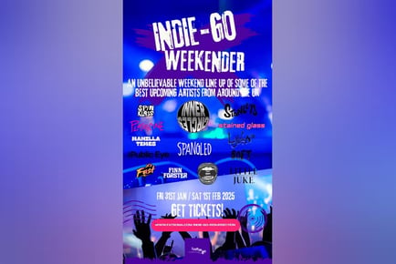 Indie-Go Weekender Music Festival Ticket from Indie-Go Resurrection Presents- Sheffield