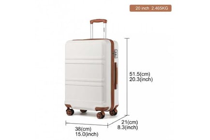 Kono 20" Sculpted ABS Cabin Luggage