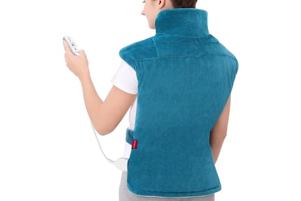 Electric Heating Pad for Back, Neck, and Shoulders - 2 Colours