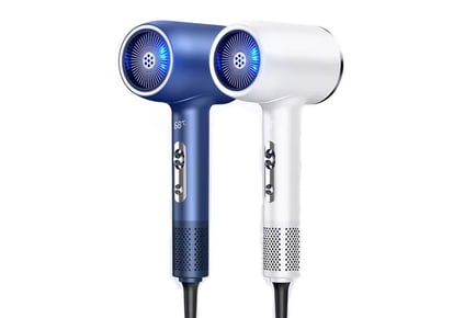 Digital High Speed Hair Dryer - 3 Nozzle Option!