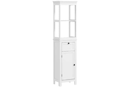 Chic Slim Tall Bathroom Storage Cabinet