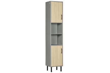 Elegant Freestanding Tall Cabinet - Classic White