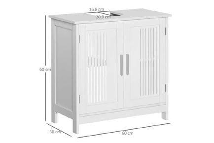 Chic & Sleek Under-Sink Vanity Cabinet - White