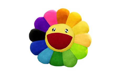 Smiley Face Plush Pillow Cushion - 2 Sizes & 10 Colours