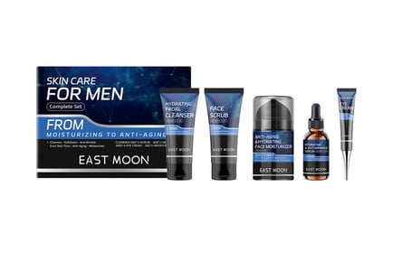 Men's 5Pc Anti-Ageing Skincare Set