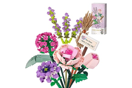 Mini Flower Bouquet Building Sets - 3 Designs