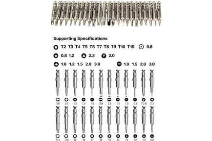 25-in-1 Precision Torx Screwdriver Set