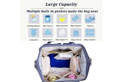 Ultimate Multi-Functional USB Changing Bag