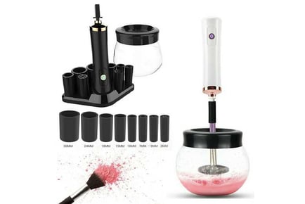 Revolutionary Electric Makeup Brush Cleaner