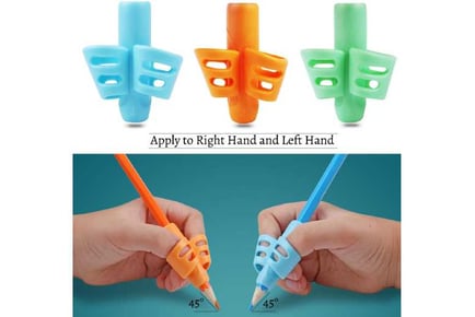 Vibrant Kids Coloured Pencil Grips (3 Pack)