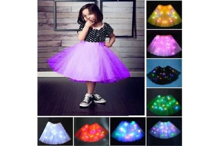 Dazzling Light-Up Tutu Skirt for Kids