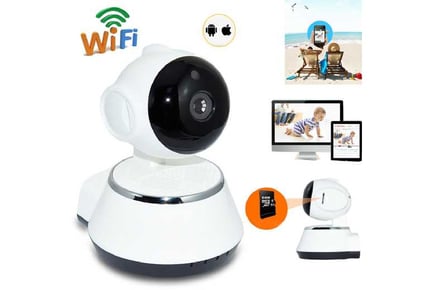 Revolutionary 360° WiFi Security & Baby Monitor